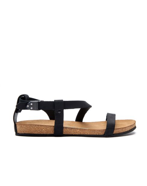 Sandales en cuir Grady noires