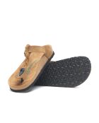 Sandales en cuir Guidan bronzage