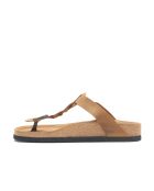 Sandales en cuir Guidan bronzage