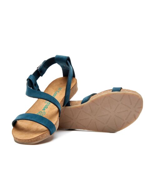 Sandales en cuir Grady marines