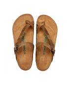 Sandales en cuir Fae bronzage
