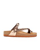 Sandales en cuir Ilva roses