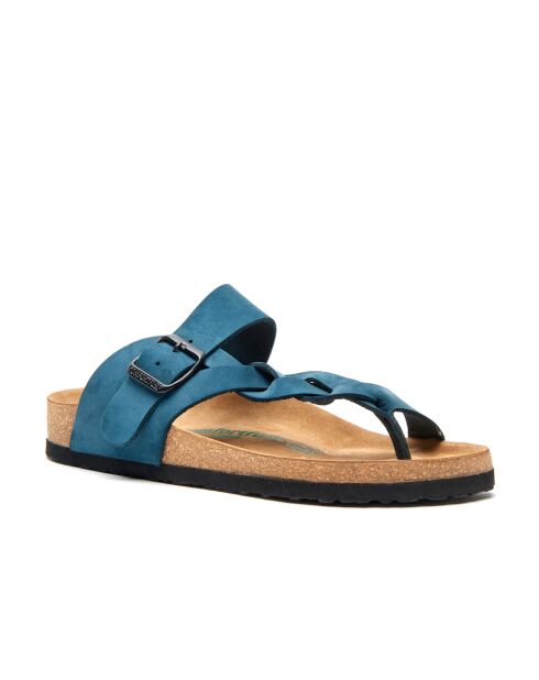 Sandales en cuir Gisel marines