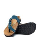 Sandales en cuir Gisel marines
