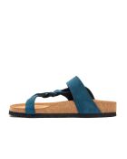 Sandales en cuir Gisel marines