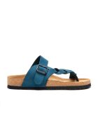 Sandales en cuir Gisel marines