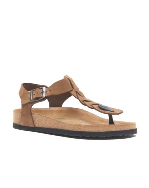 Sandales en cuir Grizeln sables