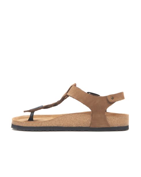Sandales en cuir Grizeln sables