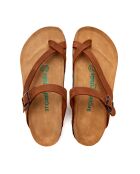 Sandales en cuir Fae brun