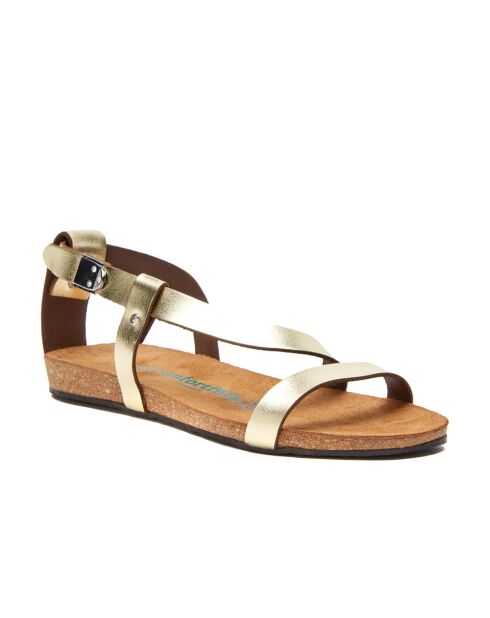 Sandales en cuir Grady doré