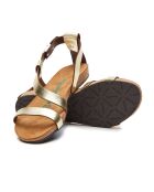 Sandales en cuir Grady doré