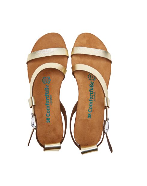 Sandales en cuir Grady doré