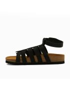 Sandales en cuir Ares noires