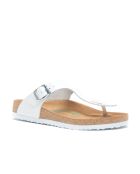 Sandales en cuir Aliz blanches