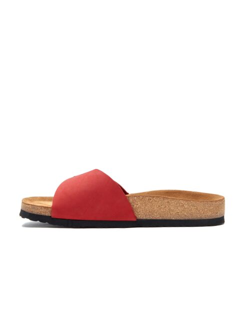 Sandales en cuir red /nubuck