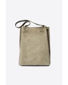 Sac en daim Terry taupe - 24x 12x 30 cm