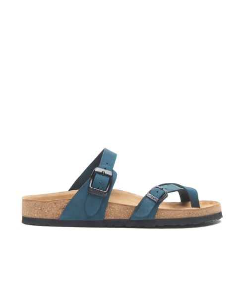 Sandales en cuir Nadja marines