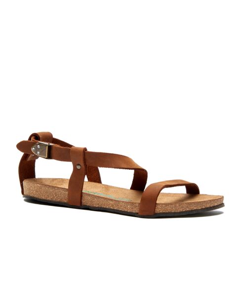 Sandales en cuir Grady brun