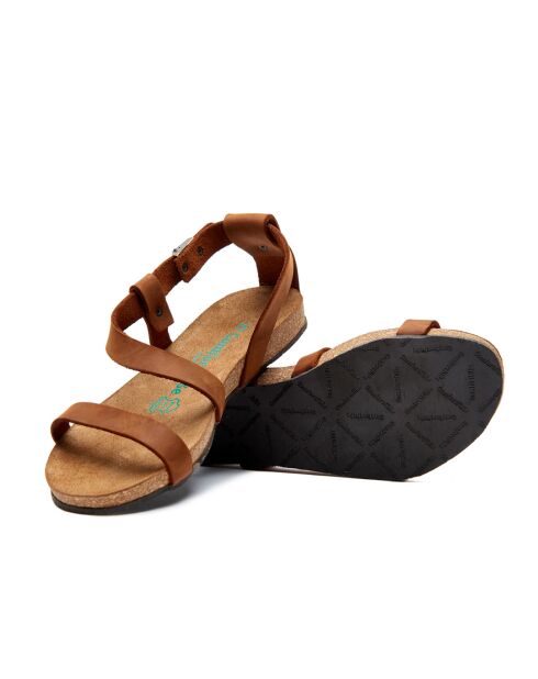 Sandales en cuir Grady brun
