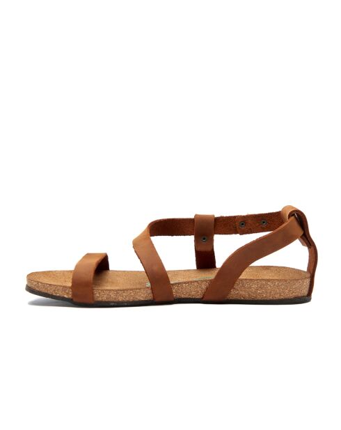 Sandales en cuir Grady brun