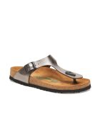 Sandales en cuir Aliz platine