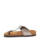 Sandales en cuir Aliz platine