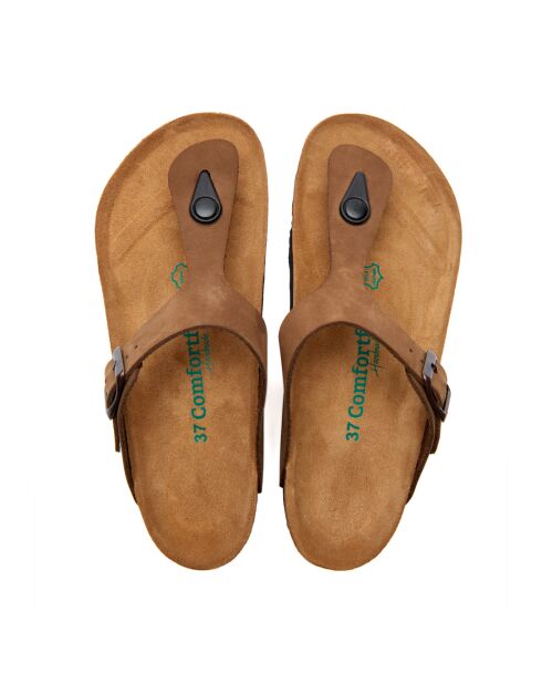 Sandales en cuir Aliz sables