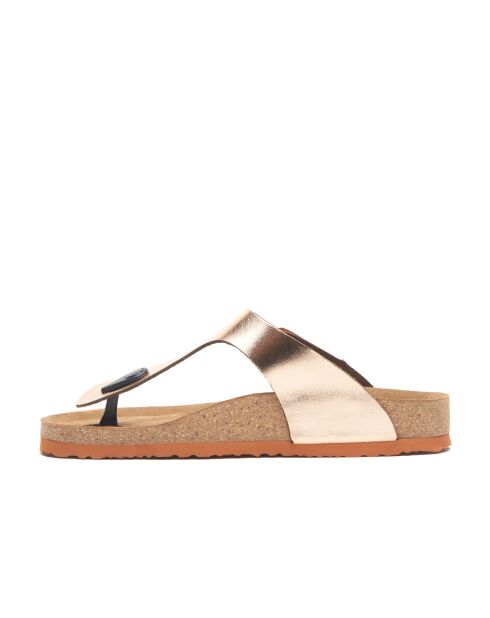 Sandales en cuir Aliz roses