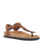Sandales en cuir Grizeln brun