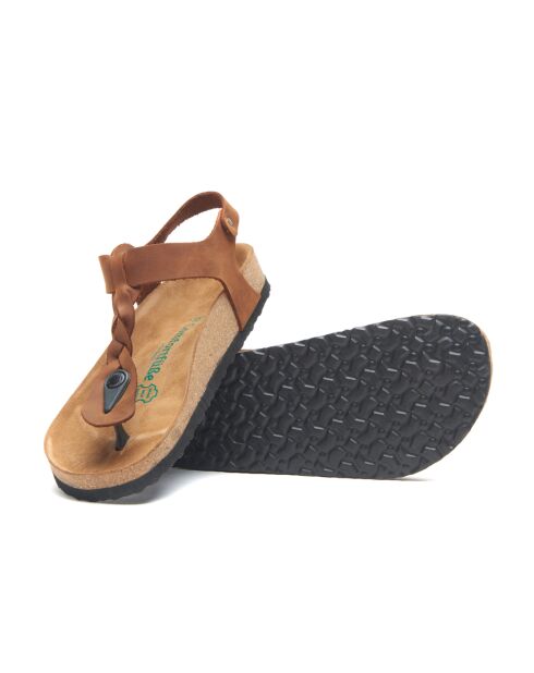 Sandales en cuir Grizeln brun