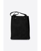 Sac en daimTerry noir - 24x 12x 30 cm