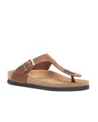 Sandales en cuir Aliz brun