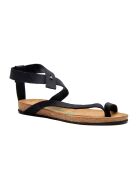 Sandales en cuir Sara noires