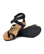 Sandales en cuir Sara noires