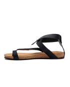 Sandales en cuir Sara noires