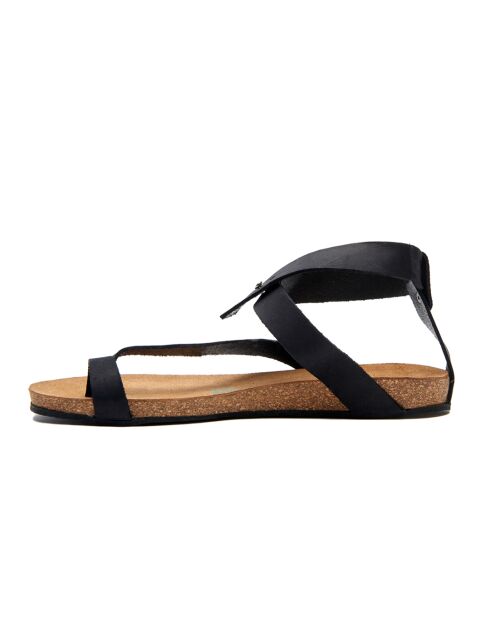 Sandales en cuir Sara noires
