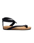 Sandales en cuir Sara noires