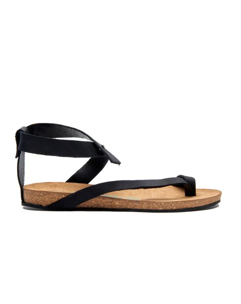 Sandales en cuir Sara noires