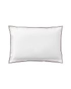 Taie d'oreiller unie en percale de coton Astor naturel