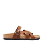 Sandales en cuir Lea brown/crazy