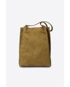 Sac en daim Terry cognac - 24x 12x 30 cm
