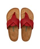 Sandales en cuir Silvia rouges