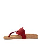 Sandales en cuir Silvia rouges
