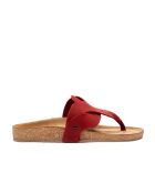 Sandales en cuir Silvia rouges