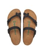 Sandales en cuir Nadja noires