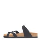 Sandales en cuir Nadja noires