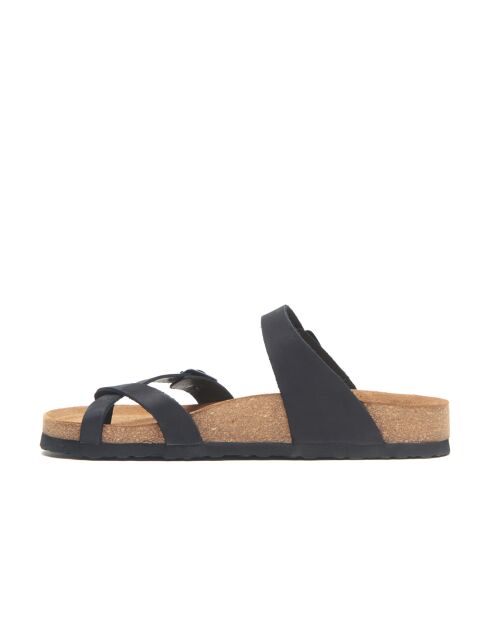 Sandales en cuir Nadja noires