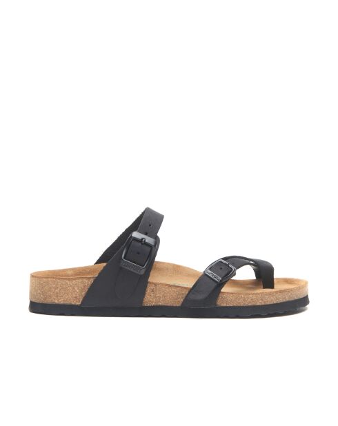 Sandales en cuir Nadja noires