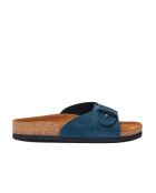 Sandales en cuir Willa navy / nubuck