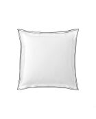 Taie d'oreiller unie en percale de coton Astor graphite - 64x64 cm